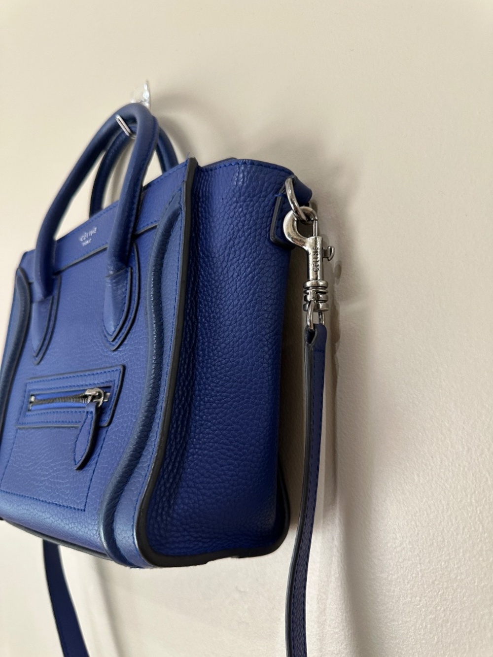 CELINE nano luggage crossbody in a limited edition blue - Picture 3 of 16